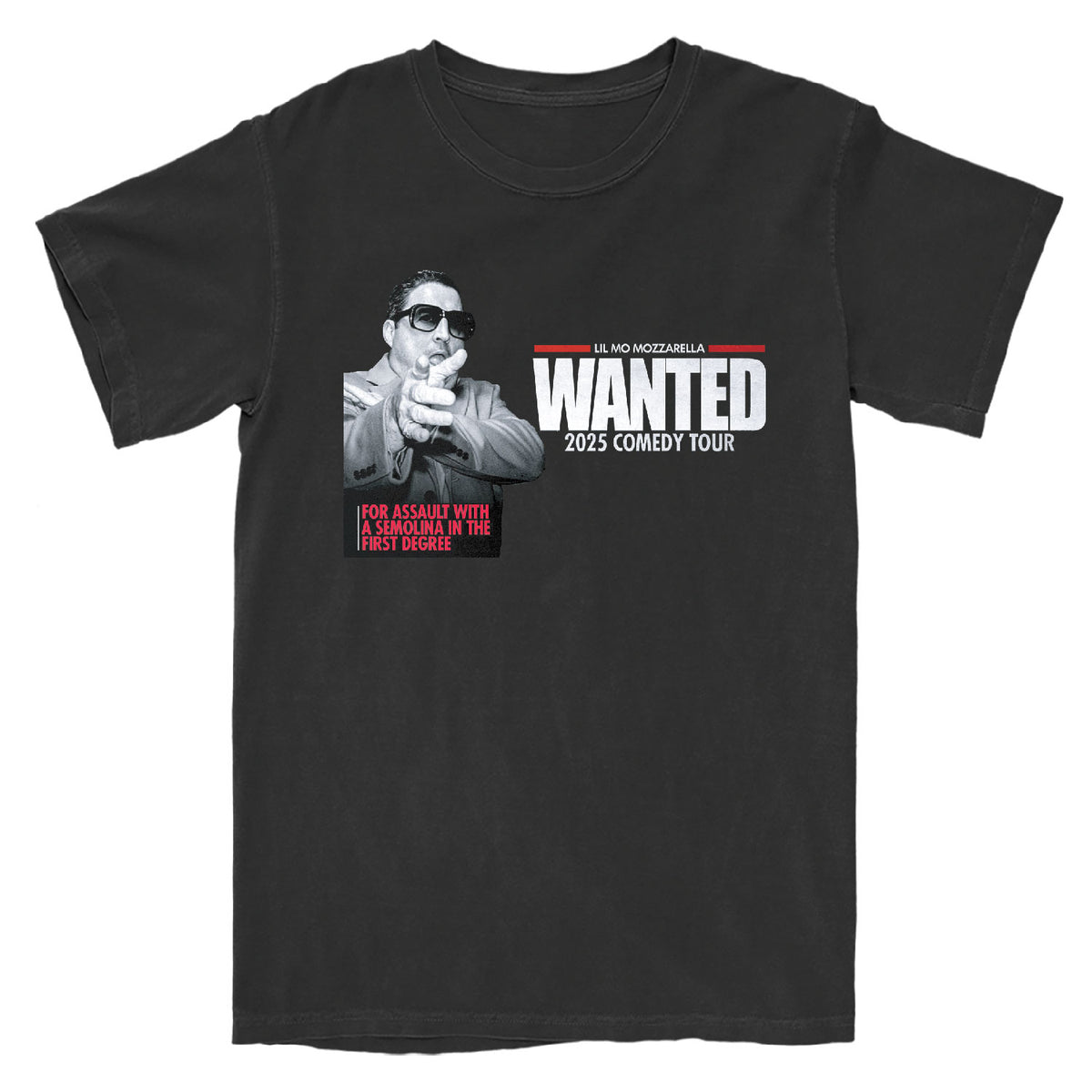 Official WANTED Tour Tee - 2025 – Lil Mo Mozzarella