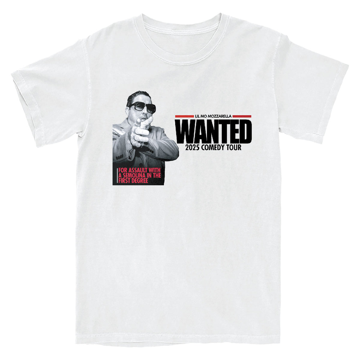 Official WANTED Tour Tee - 2025 – Lil Mo Mozzarella