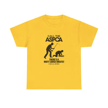 Load image into Gallery viewer, Call The ASPCA! High Visibility Construction Heavy Cotton Crew Tee
