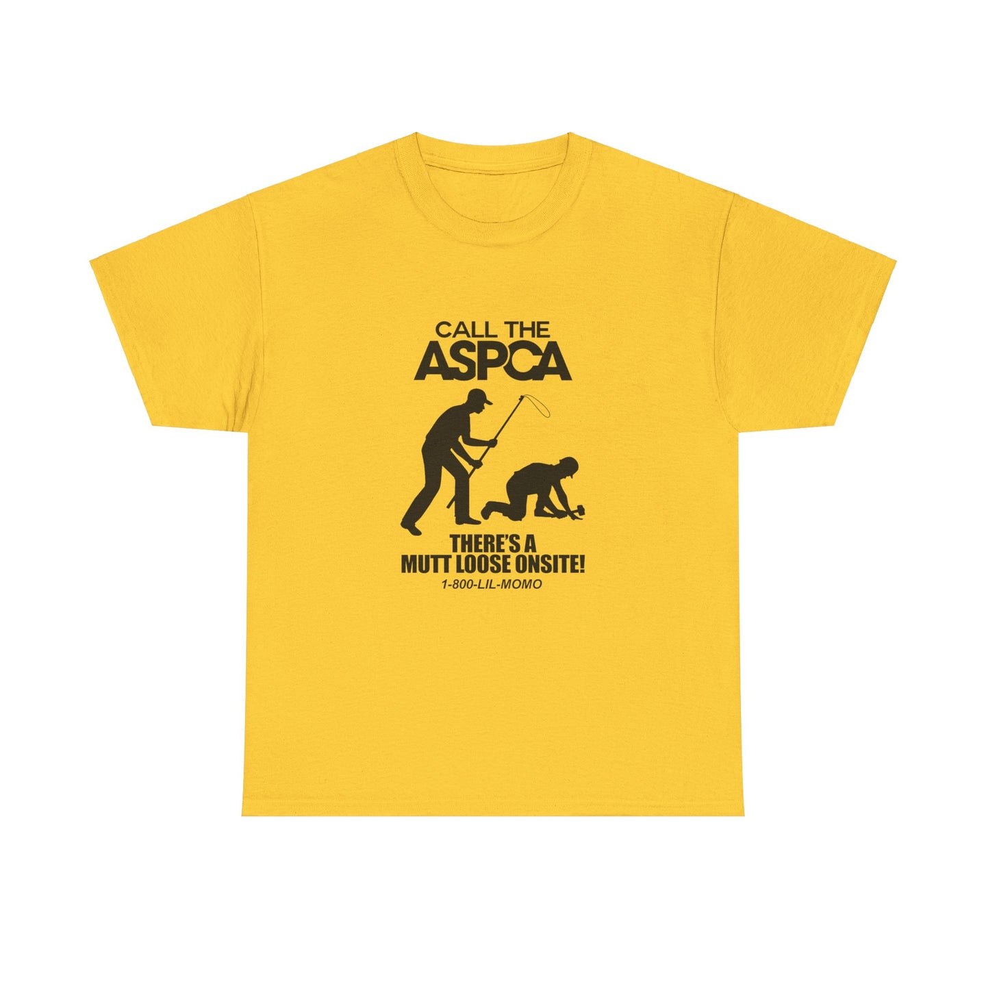 Call The ASPCA! High Visibility Construction Heavy Cotton Crew Tee