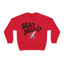Load image into Gallery viewer, Beat It Squid! Curved Font Heavy Blend™ Crewneck Sweatshirt
