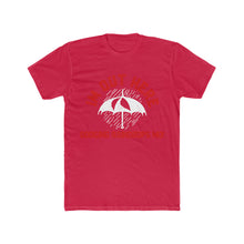 Load image into Gallery viewer, I&#39;m Out Here Dodging Rain Drops Mo! Marker Style Font Cotton Crew Tee
