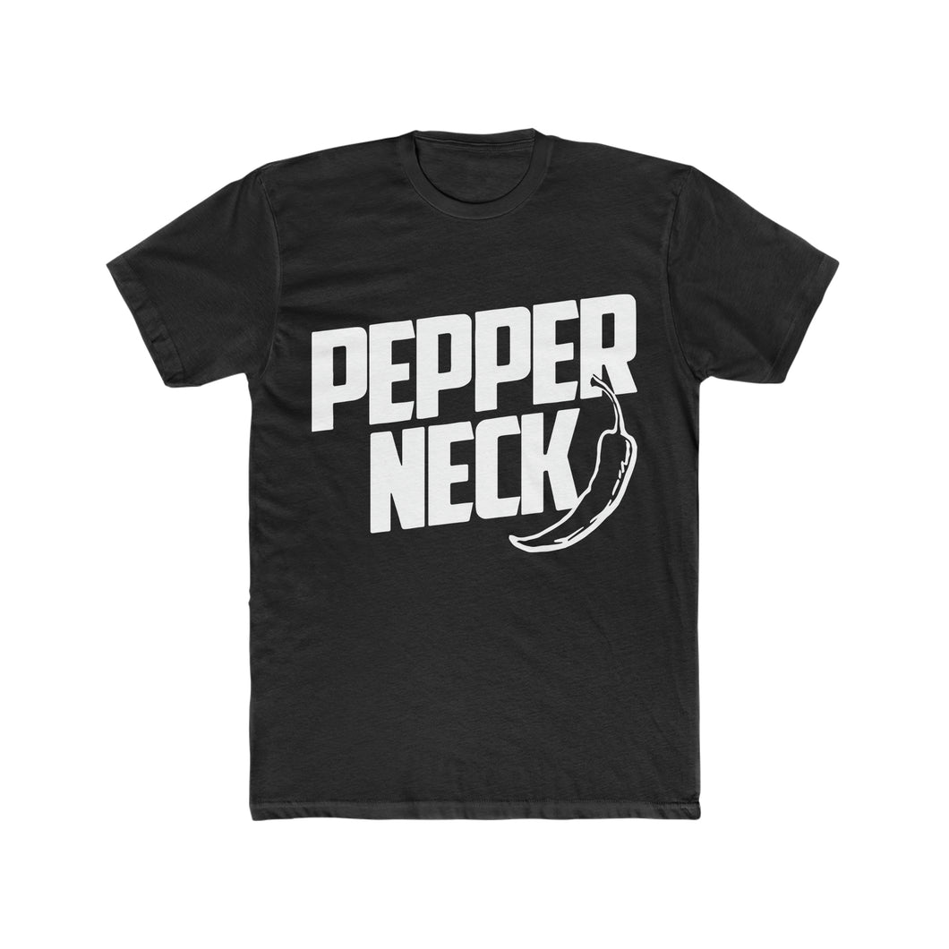 Pepper Neck! White Font Cotton Crew Tee