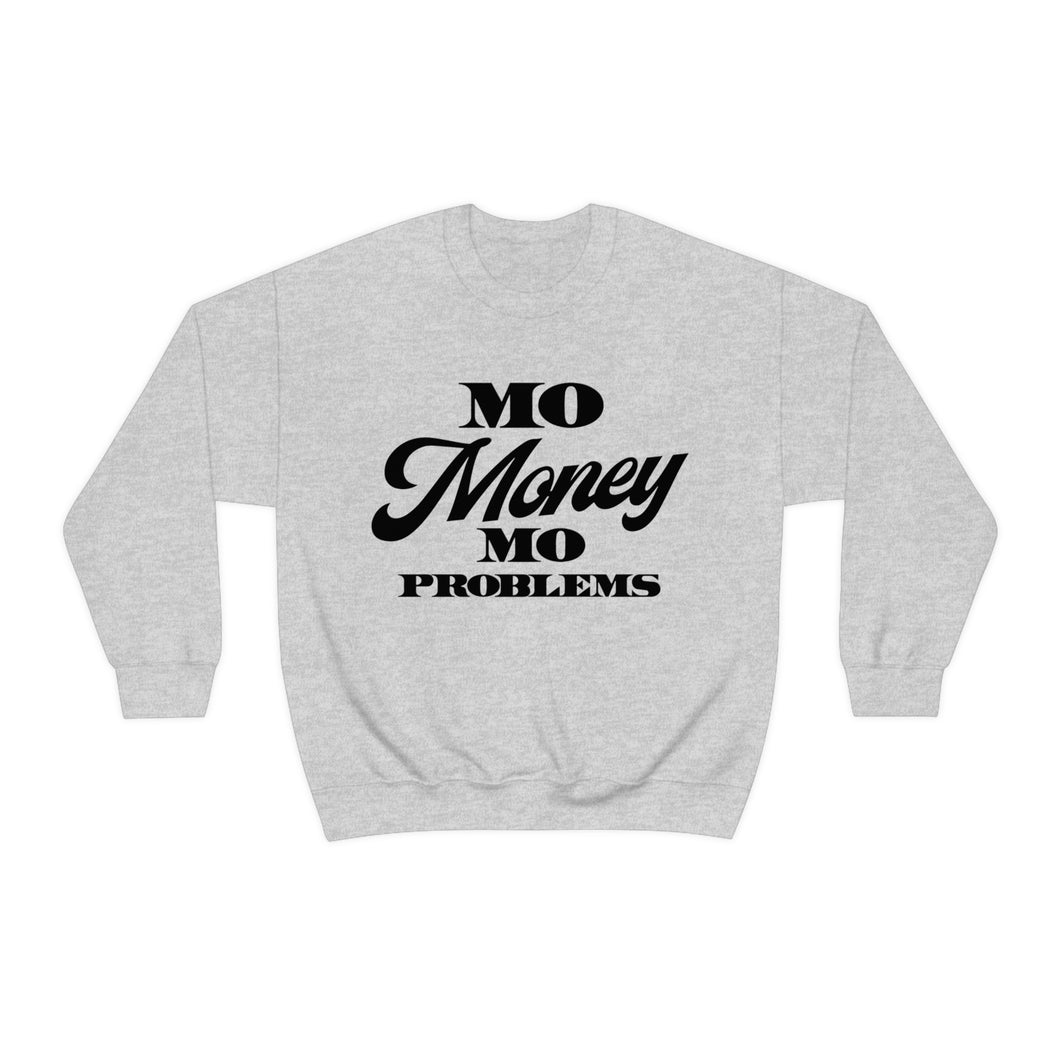 Mo Money Mo Problems! Cursive Font Unisex Heavy Blend™ Hoodie Sweater