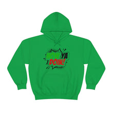 Load image into Gallery viewer, How Ya Doin! Italian Pow Font White Unisex Heavy Blend™ Hoodie Sweater
