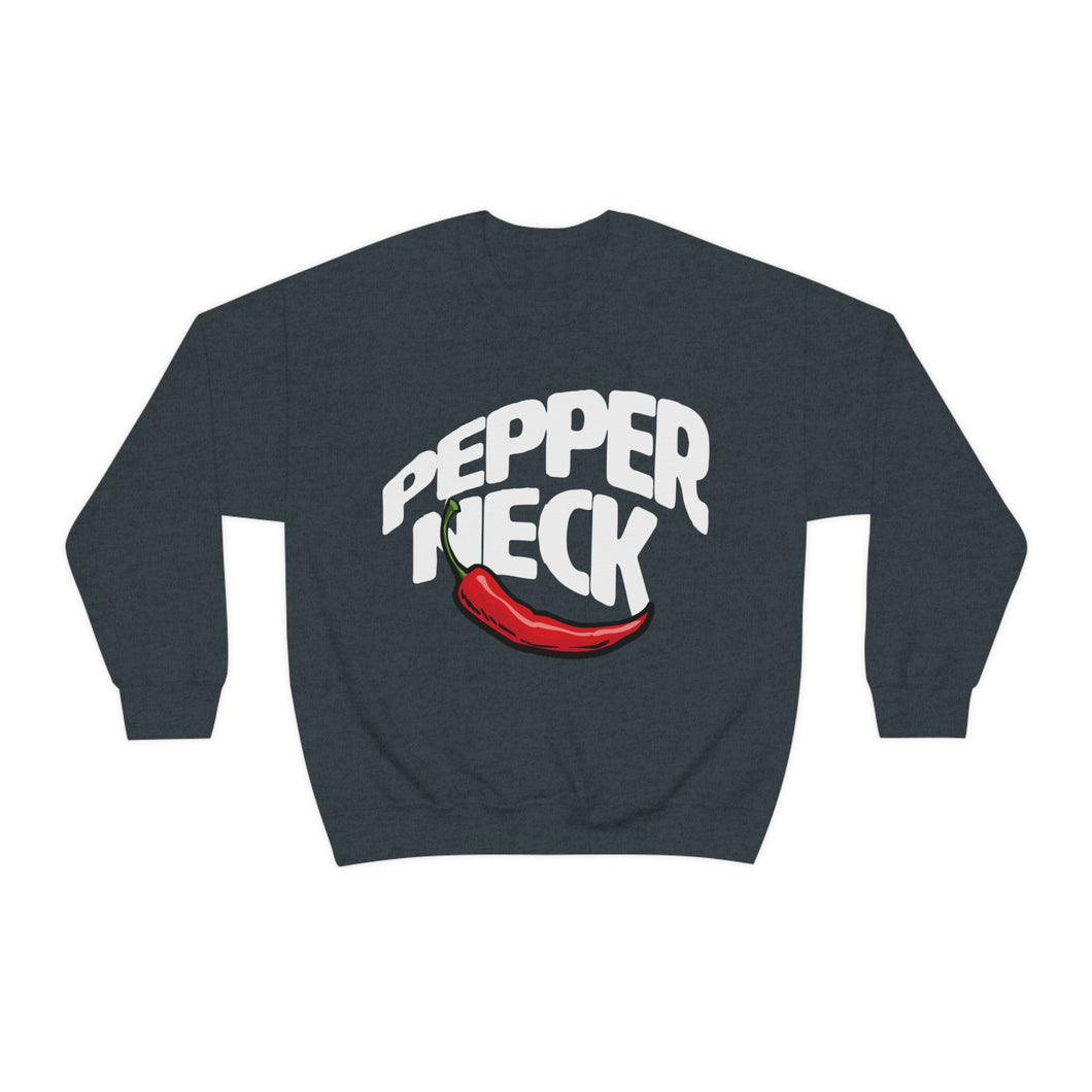 Pepper Neck! Enlarged Font Black Unisex Heavy Blend™ Crewneck Sweatshirt