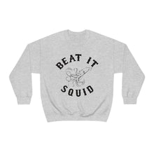 Load image into Gallery viewer, Beat It Squid! Line Art Heavy Blend™ Crewneck Sweatshirt
