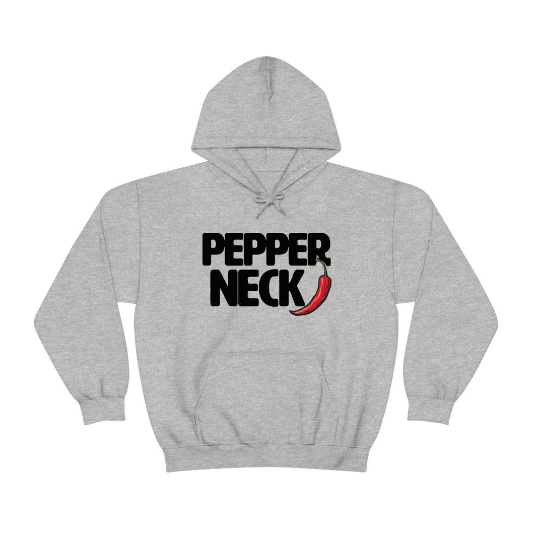 Pepper Neck! Block Font White Unisex Heavy Blend™ Hoodie Sweater