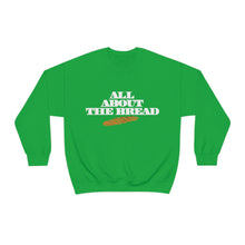 Load image into Gallery viewer, All About The Bread! Block Font Unisex Heavy Blend™ Crewneck Sweatshirt
