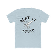 Load image into Gallery viewer, Beat It Squid! Black Line Art Cotton Crew Tee
