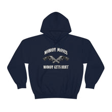 Load image into Gallery viewer, Nobody Moves, Nobody Gets Hurt! Wild West Edition Unisex Heavy Blend™ Hoodie Sweater
