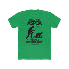 Load image into Gallery viewer, Call The ASPCA! Black Font Cotton Crew Tee
