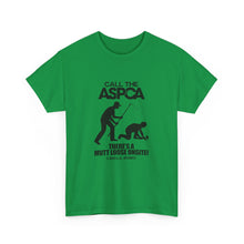 Load image into Gallery viewer, Call The ASPCA! High Visibility Construction Heavy Cotton Crew Tee
