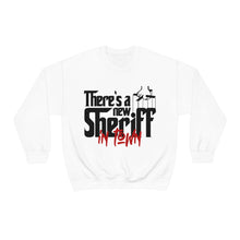 Load image into Gallery viewer, There&#39;s A New Sheriff In Town! Unisex Heavy Blend™ Crewneck Sweatshirt
