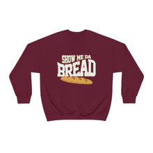 Load image into Gallery viewer, Show Me Da Bread! Wavy Font Unisex Heavy Blend™ Crewneck Sweatshirt
