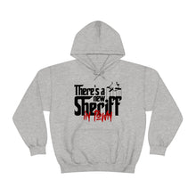 Load image into Gallery viewer, There&#39;s A New Sheriff In Town! Unisex Heavy Blend™ Hoodie Sweater
