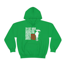 Load image into Gallery viewer, I&#39;m Here Dodging Raindrops Mo! Unisex Heavy Blend™ Hoodie Sweater
