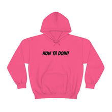 Load image into Gallery viewer, How Ya Doin! Simple Line Font White Unisex Heavy Blend™ Hoodie Sweater

