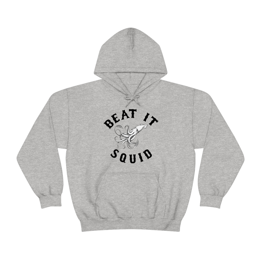 Beat It Squid! Black Line Art Unisex Heavy Blend™ Hoodie Sweater