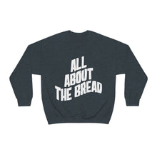 Load image into Gallery viewer, All About The Bread! Simple Font Unisex Heavy Blend™ Crewneck Sweatshirt
