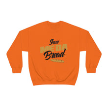Load image into Gallery viewer, Show Me Da Bread! Cursive Font White Unisex Heavy Blend™ Crewneck Sweatshirt
