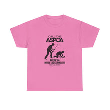 Load image into Gallery viewer, Call The ASPCA! High Visibility Construction Heavy Cotton Crew Tee
