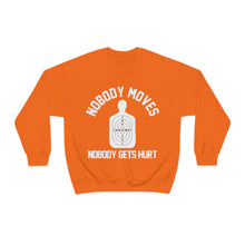 Load image into Gallery viewer, Nobody Moves, Nobody Gets Hurt! Bullseye Edition Unisex Heavy Blend™ Crewneck Sweatshirt
