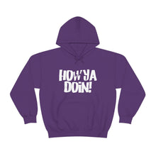 Load image into Gallery viewer, How Ya Doin! Marker Font Black Heavy Blend™ Hoodie Sweater
