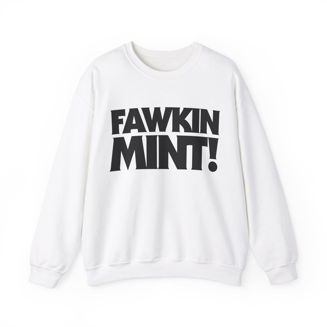 Fawkin Mint! Large Block Letter Unisex Heavy Blend™ Crewneck Sweatshirt