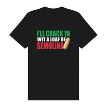 Load image into Gallery viewer, Semolina Tee - Italian (Black)

