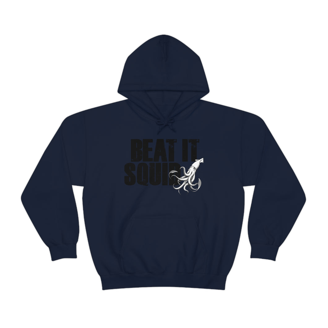 Beat It Squid! Block Font Heavy Blend™ Hoodie Sweater