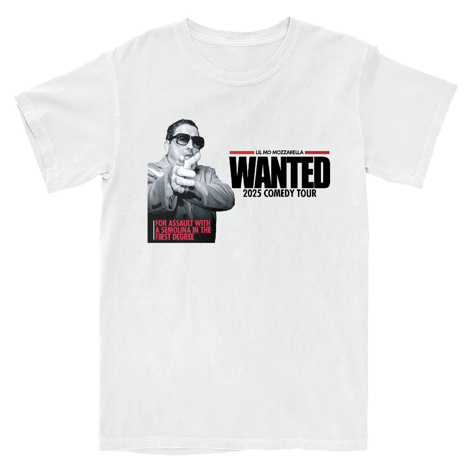 Official WANTED Tour Tee - 2025 – Lil Mo Mozzarella