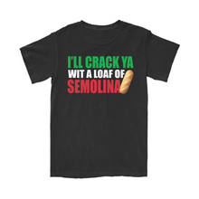Load image into Gallery viewer, Semolina Tee - Italian (Black)
